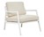 Click to swap image: &lt;strong&gt;Sketch Nysse Occasional Chair - Oatmeal/White&lt;/strong&gt;&lt;br&gt;Dimensions: W760 x D910 x H820mm